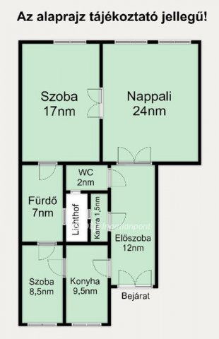 Eladó téglalakás, Budapesten, IX. kerületben 99.76 M Ft