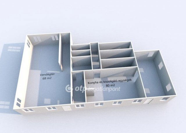 Eladó családi ház, Egerszalókon 98 M Ft, 1 szobás