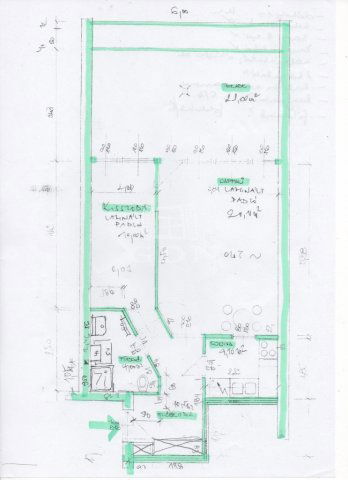 Kiadó téglalakás, albérlet, Pécsett 230 E Ft / hó, 2 szobás