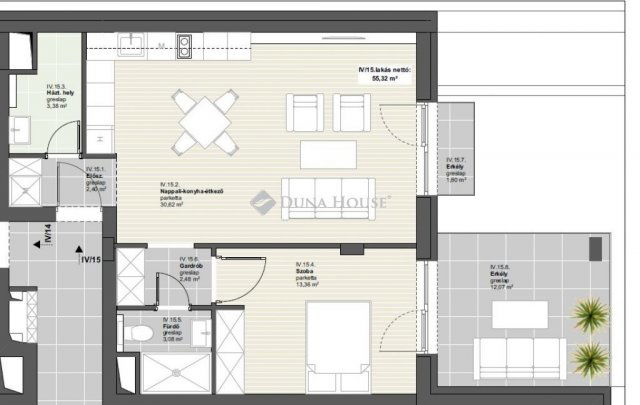 Eladó téglalakás, Budapesten, XIX. kerületben 85.9 M Ft