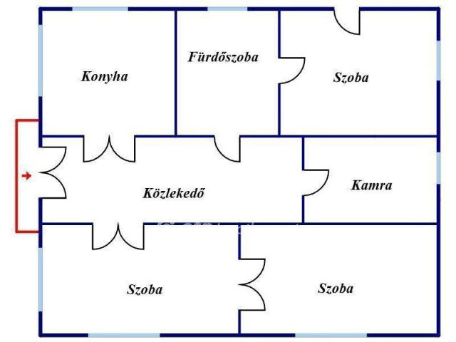 Eladó családi ház, Sándorfalván 55.9 M Ft, 3 szobás