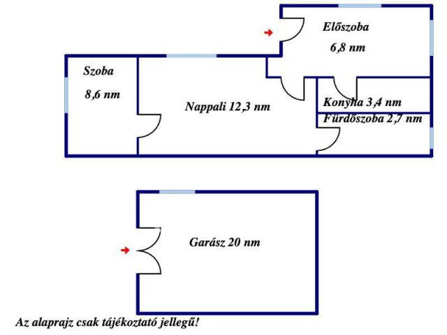 Eladó családi ház, Szigetszentmiklóson 39.9 M Ft, 1+1 szobás