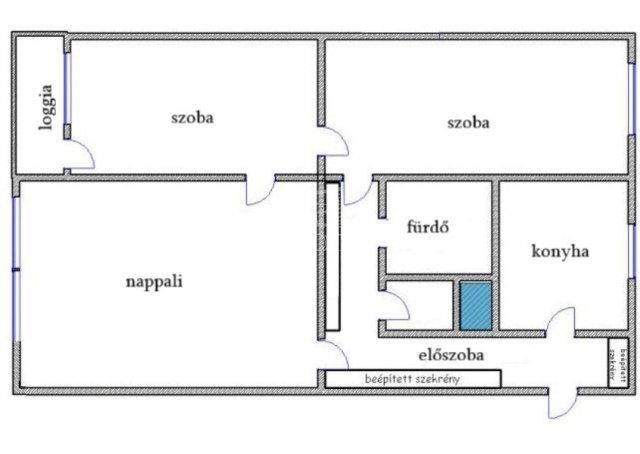 Eladó panellakás, Budapesten, XIV. kerületben 72 M Ft, 3 szobás
