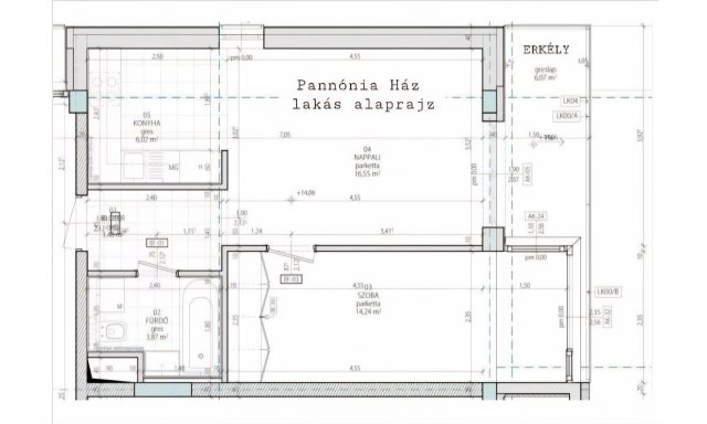 Eladó téglalakás, Budapesten, XIII. kerületben, Pannónia utcában