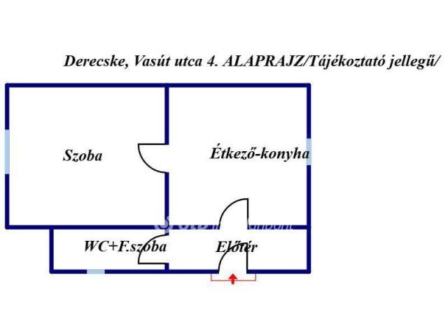 Eladó családi ház, Derecskén 10.5 M Ft, 1 szobás