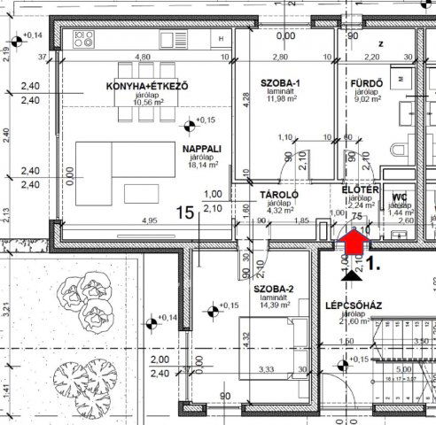 Eladó téglalakás, Debrecenben 121.894 M Ft, 2 szobás