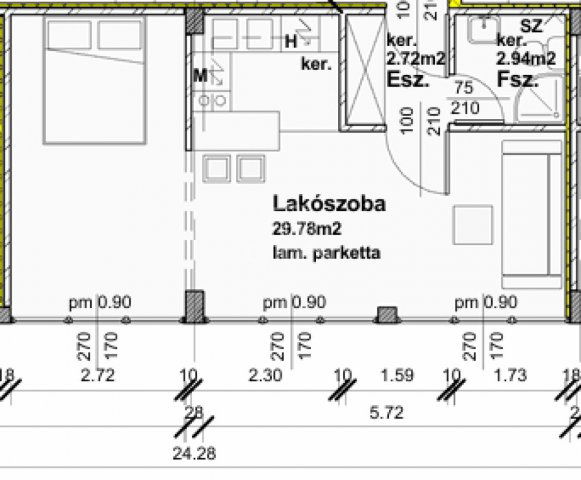 Eladó téglalakás, Szombathelyen 21.747 M Ft, 2 szobás