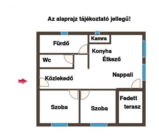 Eladó téglalakás, Dabason 86 M Ft, 3 szobás