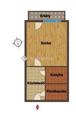 Eladó panellakás, Kecskeméten 34.5 M Ft, 1 szobás