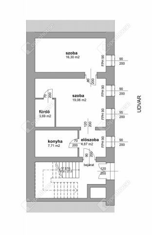 Eladó téglalakás, Sopronban 47 M Ft, 2 szobás
