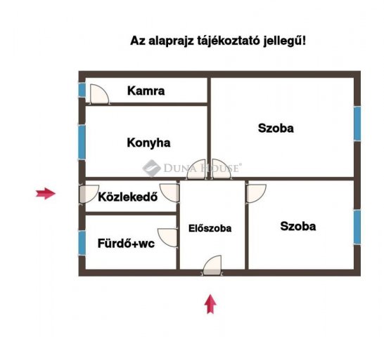 Eladó családi ház, Pécsváradon 50 M Ft, 2 szobás
