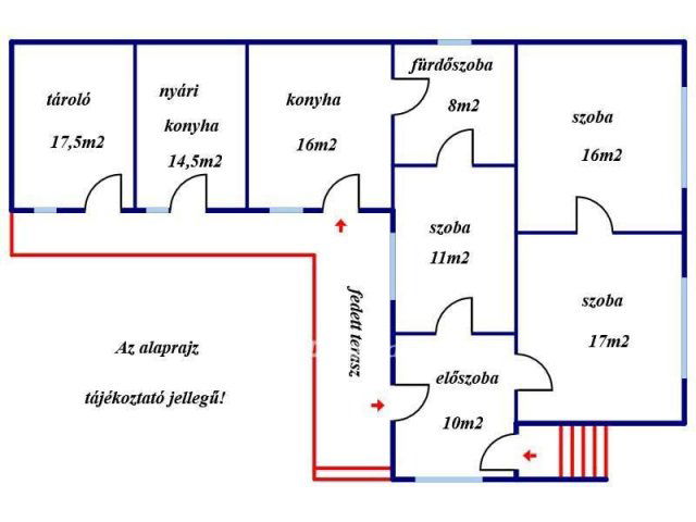 Eladó családi ház, Gyöngyösorosziban 16 M Ft, 3 szobás