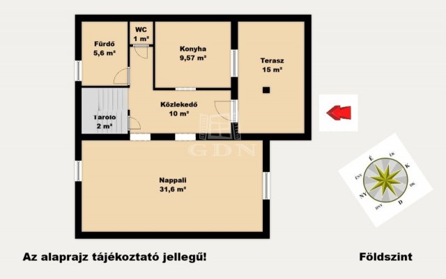 Eladó sorház, Csévharaszton 84.9 M Ft, 4 szobás