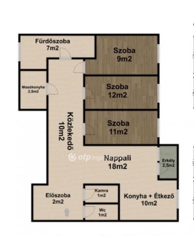 Kiadó téglalakás, albérlet, Debrecenben 390 E Ft / hó, 4 szobás