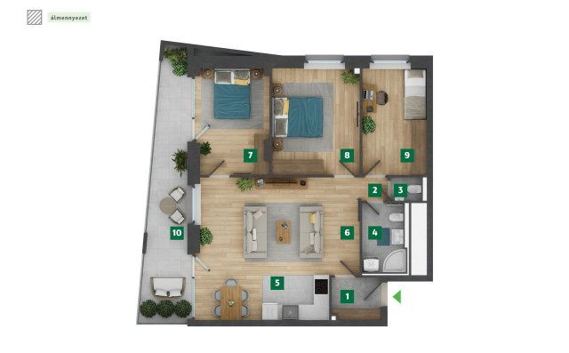 Eladó téglalakás, XIII. kerületben, Jakab József utcában