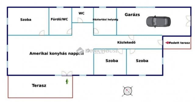 Eladó családi ház, Dabason 89.9 M Ft, 4 szobás