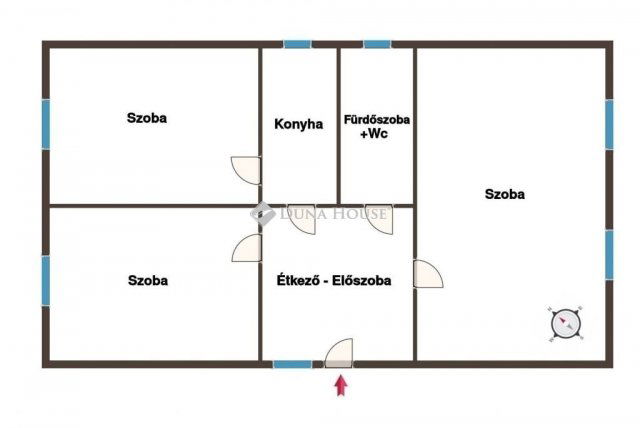 Eladó családi ház, Farmoson 28.9 M Ft, 3 szobás