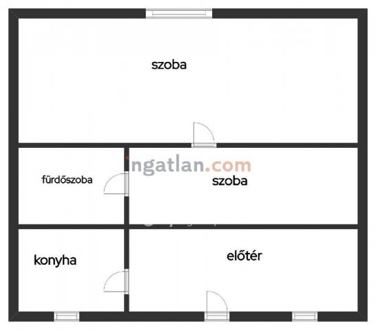 Eladó téglalakás, Újszászon 5.9 M Ft, 1+1 szobás
