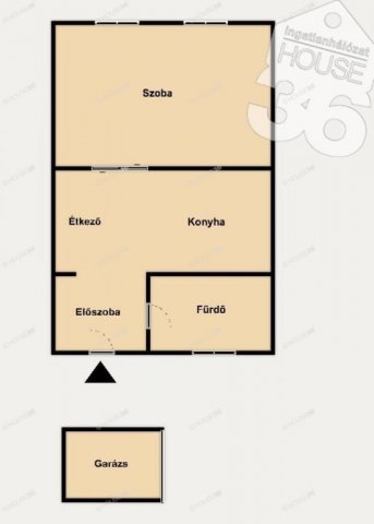 Eladó téglalakás, Kiskunfélegyházán 39.9 M Ft, 1 szobás