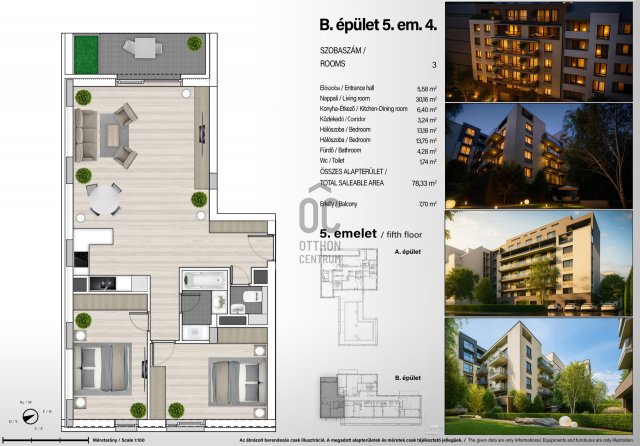 Eladó téglalakás, Budapesten, XIII. kerületben 138.06 M Ft