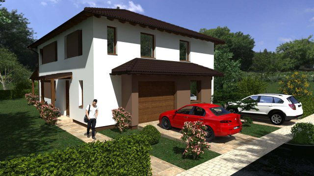 Eladó ikerház, Vácrátóton 92.9 M Ft, 4 szobás