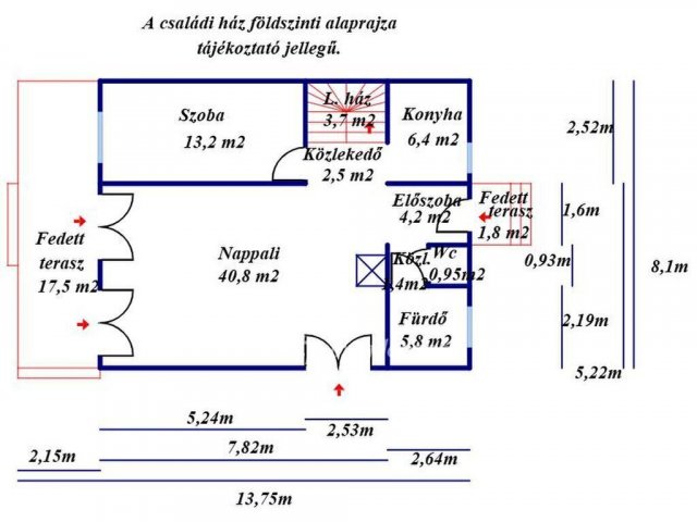 Eladó családi ház, Kecskeméten 115.9 M Ft, 3+2 szobás