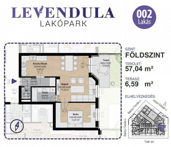 Eladó téglalakás, Kecskeméten 77 M Ft, 2 szobás
