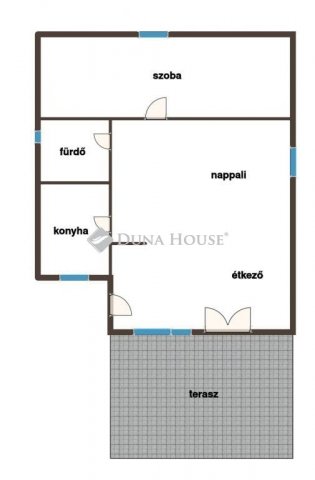 Eladó családi ház, Leányfaluban 56 M Ft, 1+1 szobás