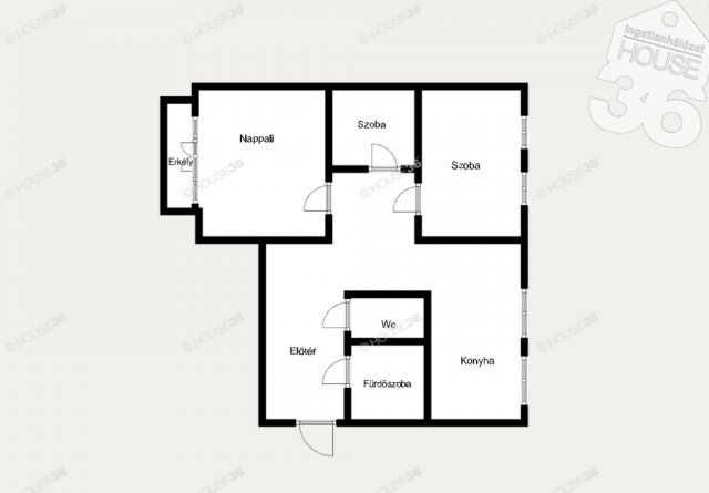 Eladó panellakás, Kecskeméten 51.5 M Ft, 3 szobás