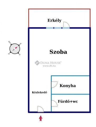 Eladó panellakás, Kecskeméten 32.9 M Ft, 1 szobás