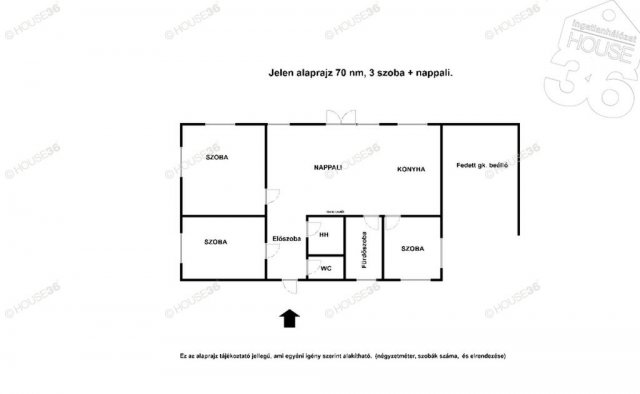Eladó családi ház, Helvécián 64.9 M Ft, 4 szobás