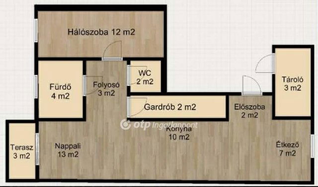 Eladó téglalakás, Budapesten, XIII. kerületben 79.5 M Ft