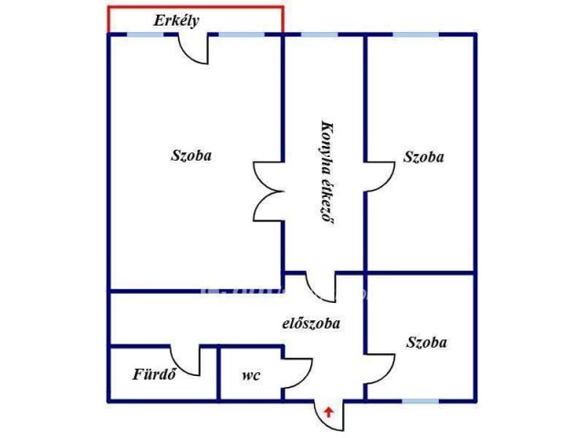 Eladó téglalakás, Debrecenben 99.9 M Ft, 3+1 szobás
