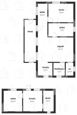Eladó családi ház, Csengődön 22.9 M Ft, 1+1 szobás