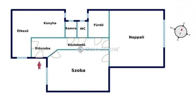 Eladó téglalakás, Budapesten, IX. kerületben 79.9 M Ft, 2 szobás