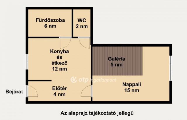 Eladó téglalakás, Budapesten, IX. kerületben 59 M Ft, 1 szobás