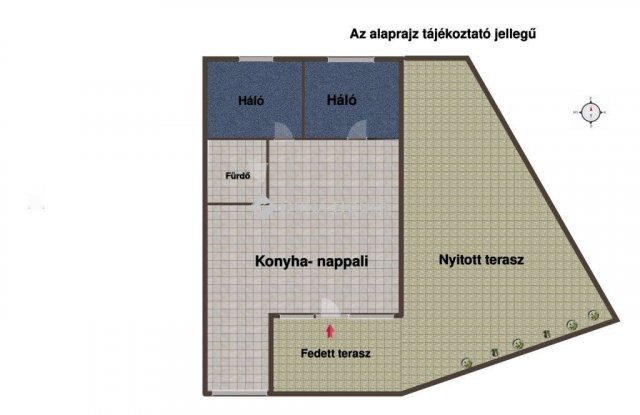 Eladó nyaraló, Vonyarcvashegyen 42.5 M Ft, 2+1 szobás