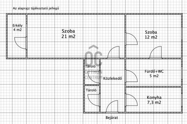 Eladó téglalakás, Miskolcon 30 M Ft, 2 szobás