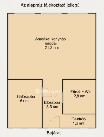 Eladó téglalakás, Budapesten, XXI. kerületben 44.9 M Ft