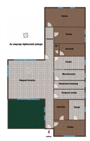 Eladó családi ház, Nagytarcsán 205 M Ft, 6 szobás