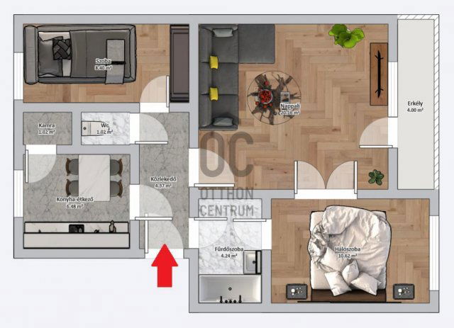 Eladó téglalakás, Nagykanizsán 27.9 M Ft, 3 szobás