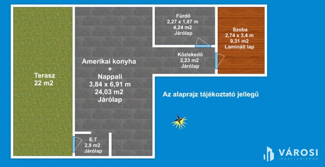 Eladó téglalakás, Szegeden 48.99 M Ft, 2 szobás