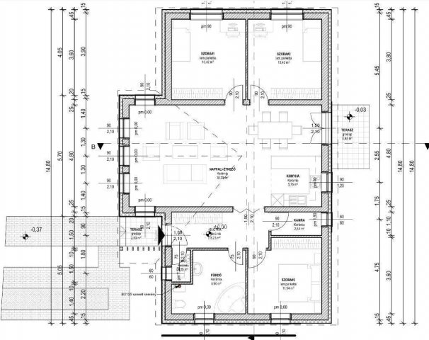 Eladó családi ház, Ráckevén 88.9 M Ft, 3 szobás