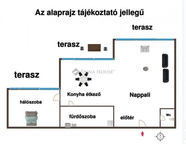 Eladó téglalakás, Szegeden 88 M Ft, 1+1 szobás