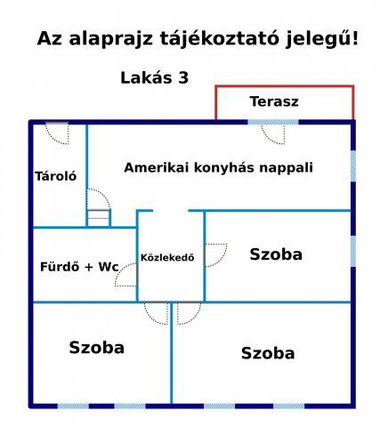 Eladó téglalakás, Gyömrőn 96 M Ft, 3 szobás