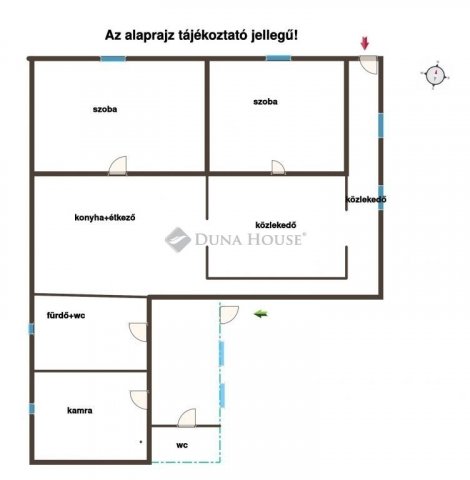 Eladó családi ház, Ceglédbercelen 34.5 M Ft, 2 szobás