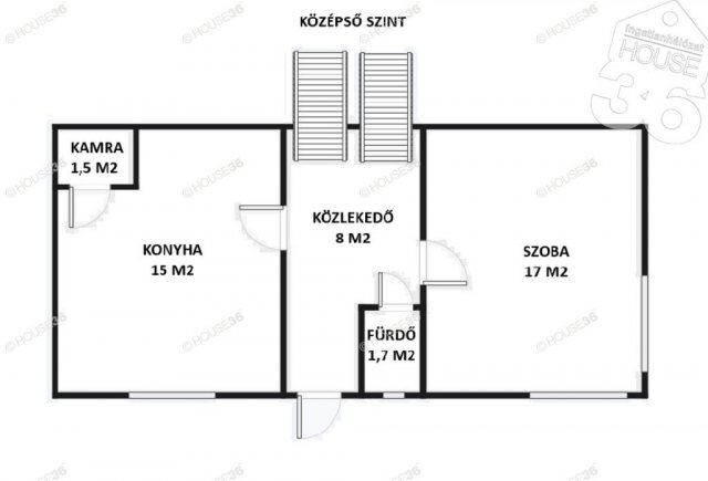 Eladó családi ház, Szedresen 44 M Ft, 5 szobás