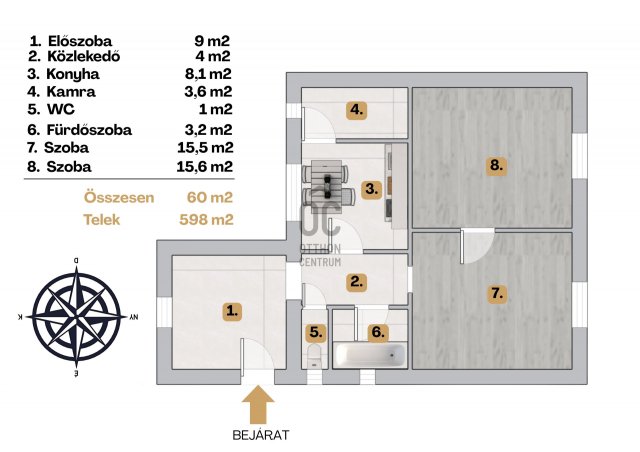 Eladó ikerház, Ercsiben 45 M Ft, 2 szobás / költözzbe.hu