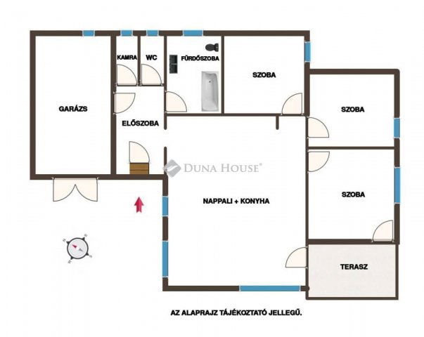 Eladó családi ház, Hajdúsámsonon, Hordó utcában 84.9 M Ft