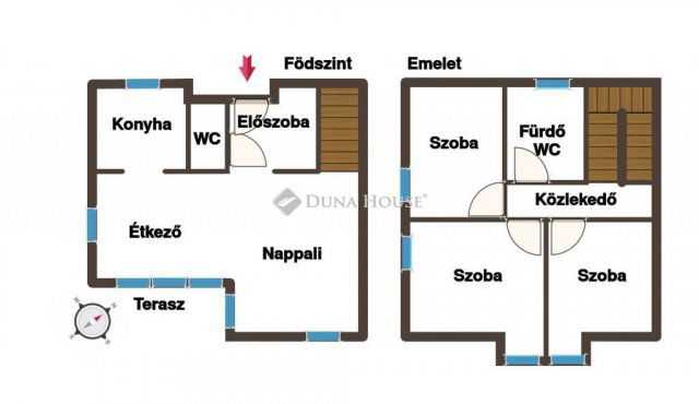 Eladó ikerház, Üllőn 99.99 M Ft, 4 szobás
